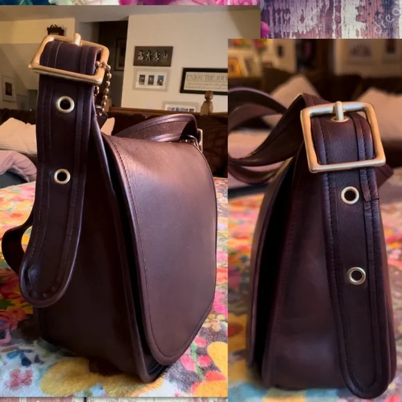 COACH VINTAGE PATRICIA’S LEGACY BROWN CROSSBODY BAG 9951 - Picture 7 of 17